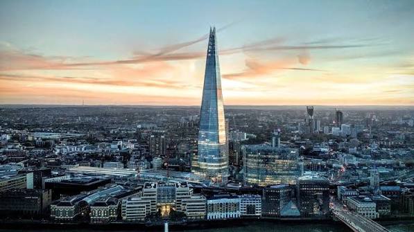 Skyline scene of London, UK