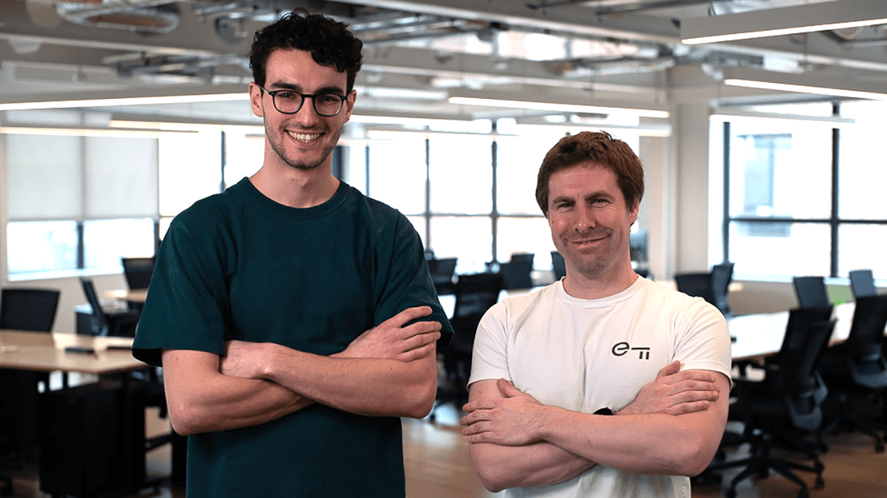 Two Borderless team members in the company's office
