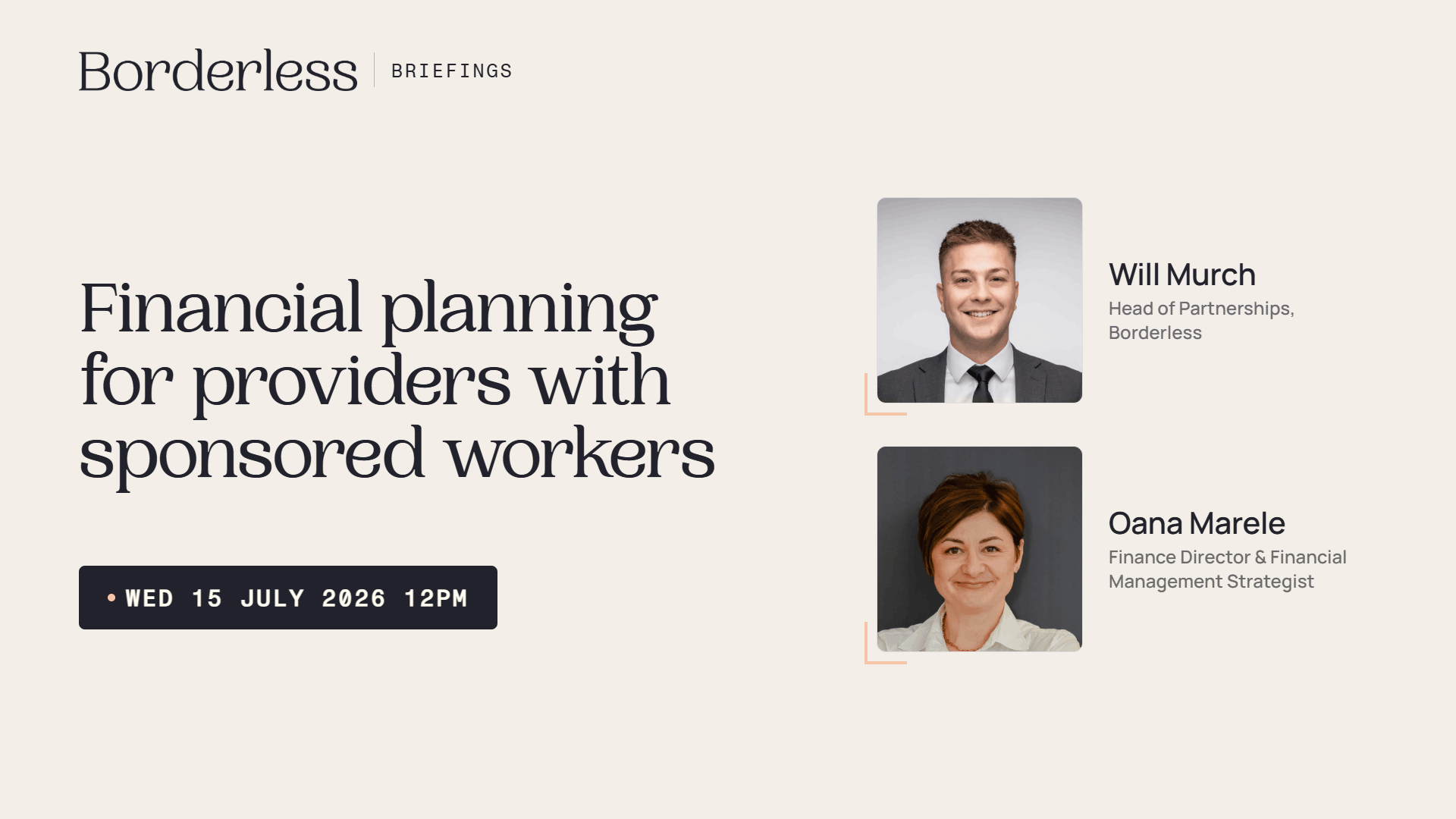Borderless Briefings webinar: financial planning for providers with sponsored workers