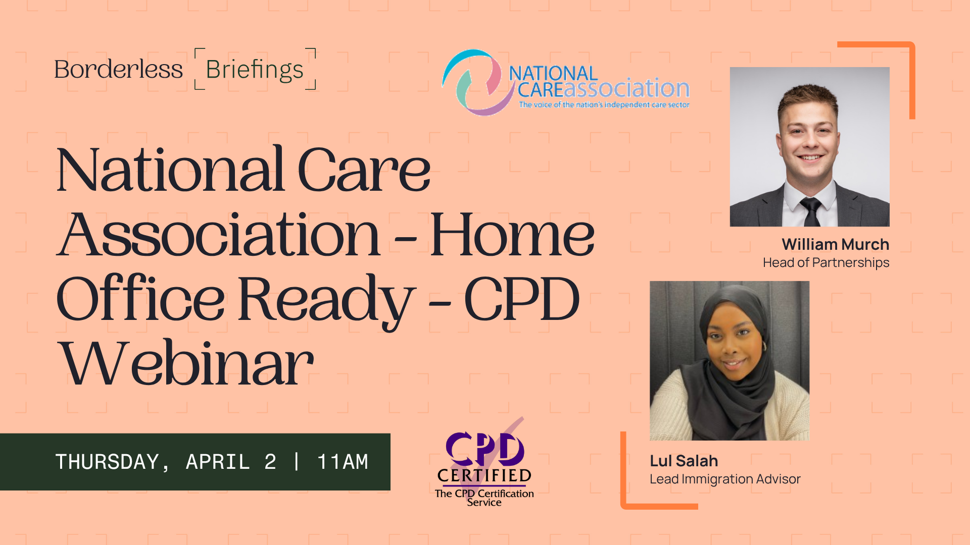 Borderless Briefings webinar: National Care Association, Home Office ready CPD webinar