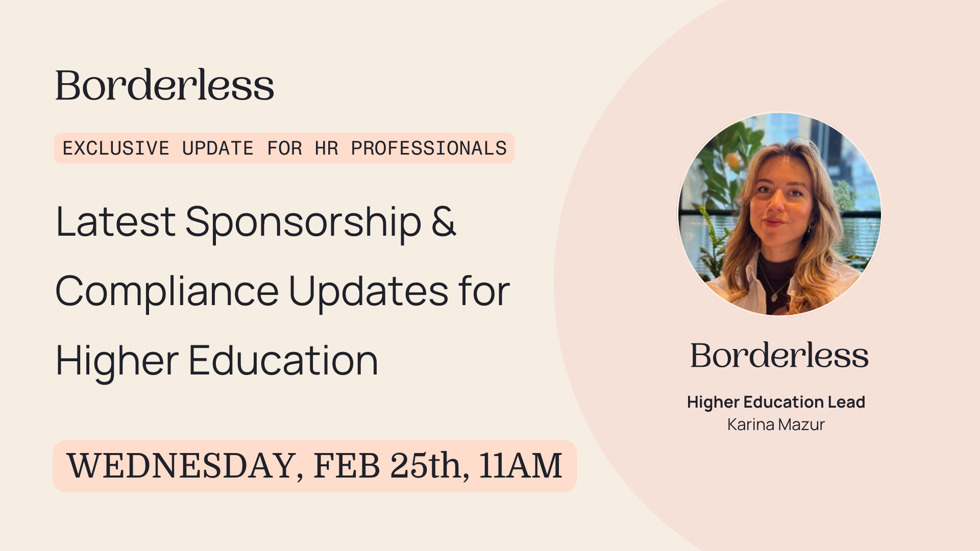 Borderless Briefings webinar: latest sponsorship and compliance updates for higher education