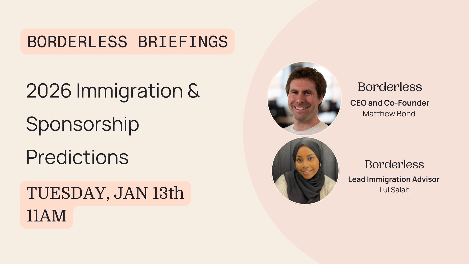 Borderless Briefings webinar: 2026 immigration and sponsorship predictions