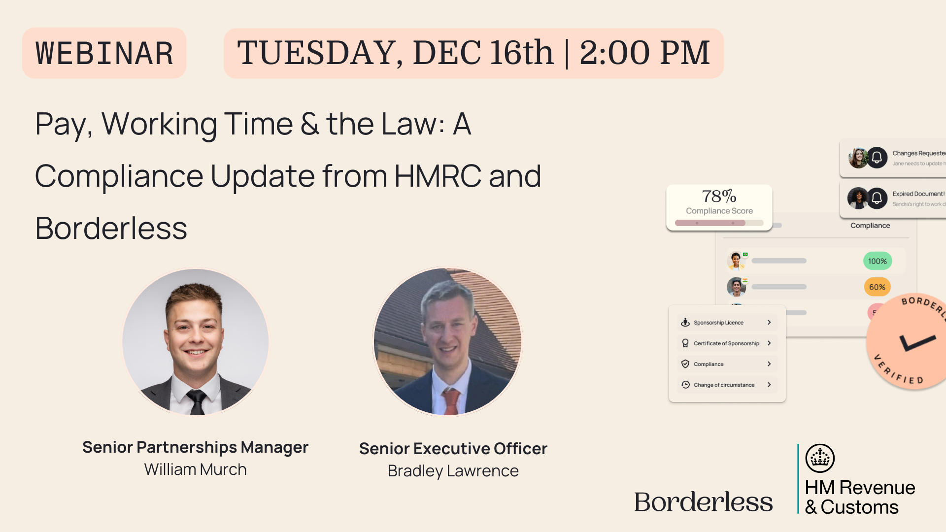 Borderless Briefings webinar: pay, working time and the law, HMRC compliance update