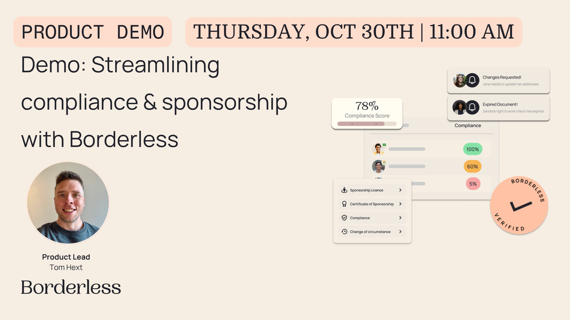 Borderless Briefings webinar: streamlining compliance and sponsorship with Borderless