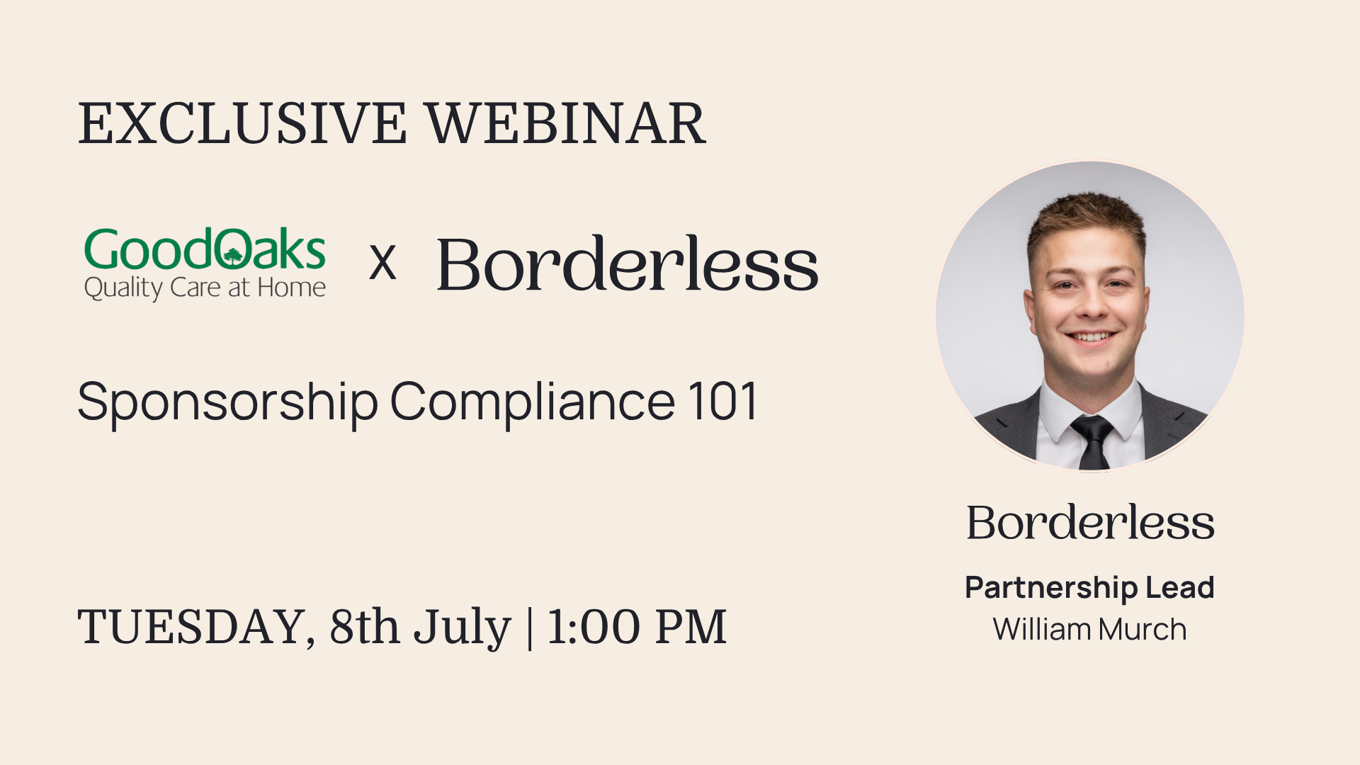 Borderless Briefings webinar: GoodOaks x Borderless, sponsorship compliance 101