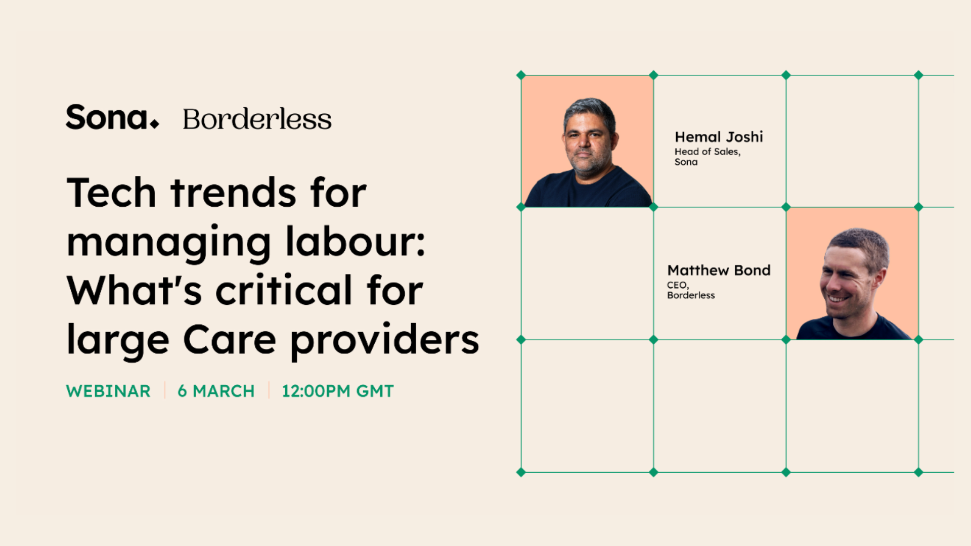 Borderless Briefings webinar: Sona x Borderless, tech for large care providers