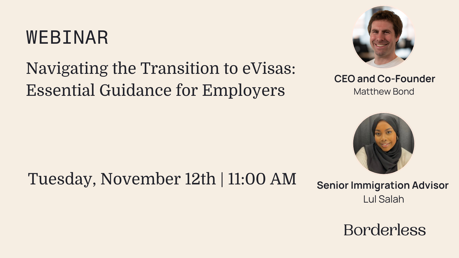 Borderless Briefings webinar: navigating the eVisa transition, employer guidance