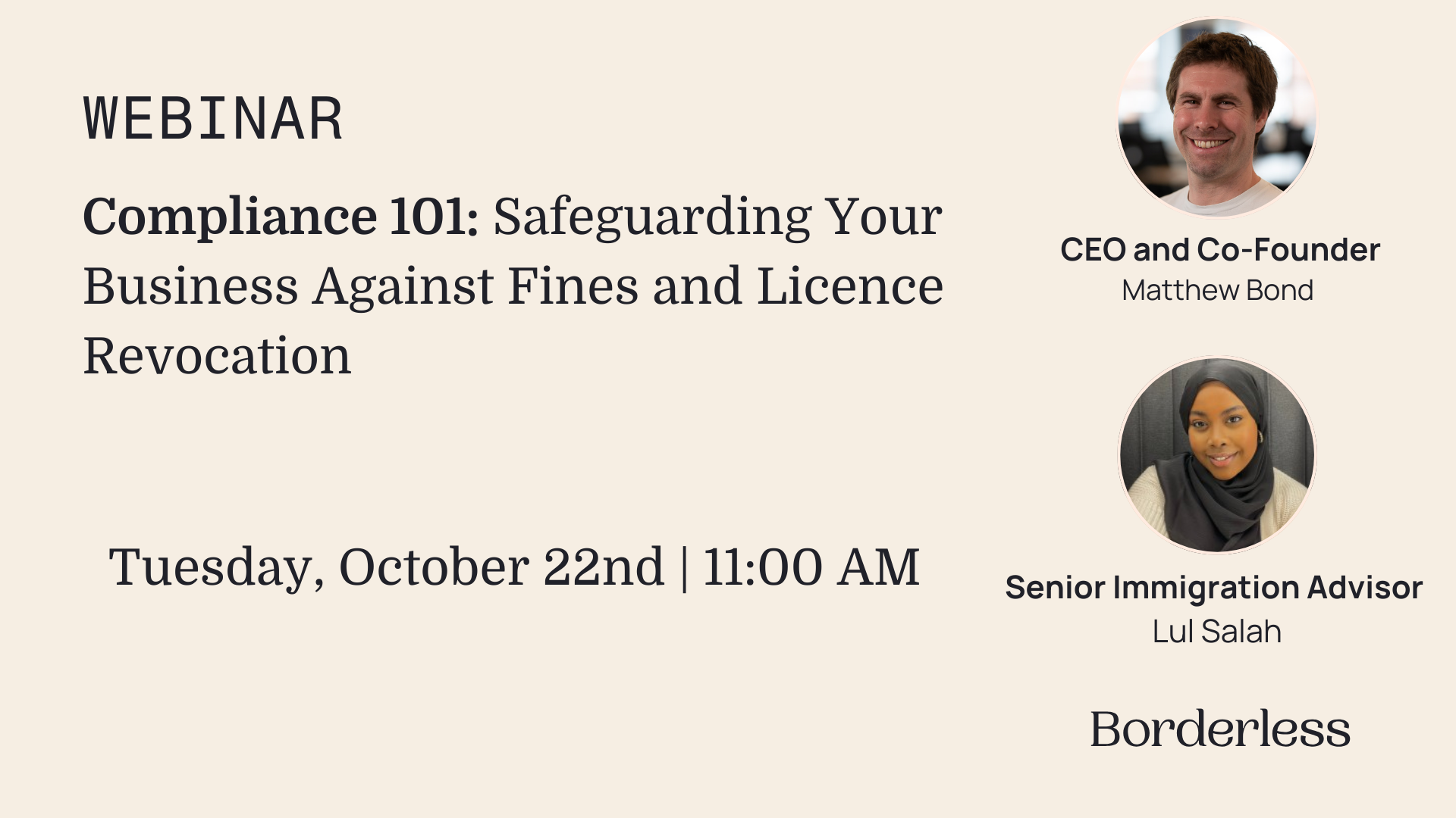 Borderless Briefings webinar: compliance 101, avoid fines and licence revocation