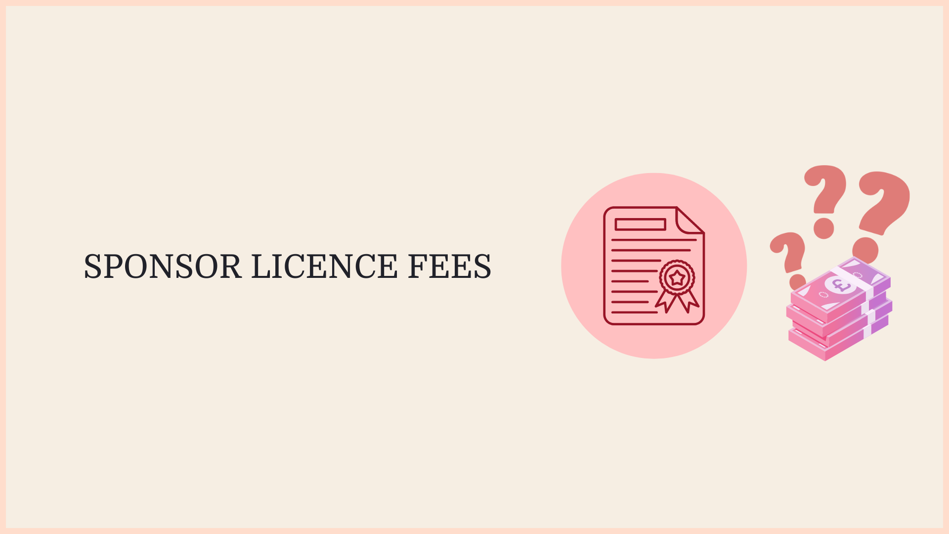 Borderless article graphic: how much is the sponsor licence fee in the UK in 2026?