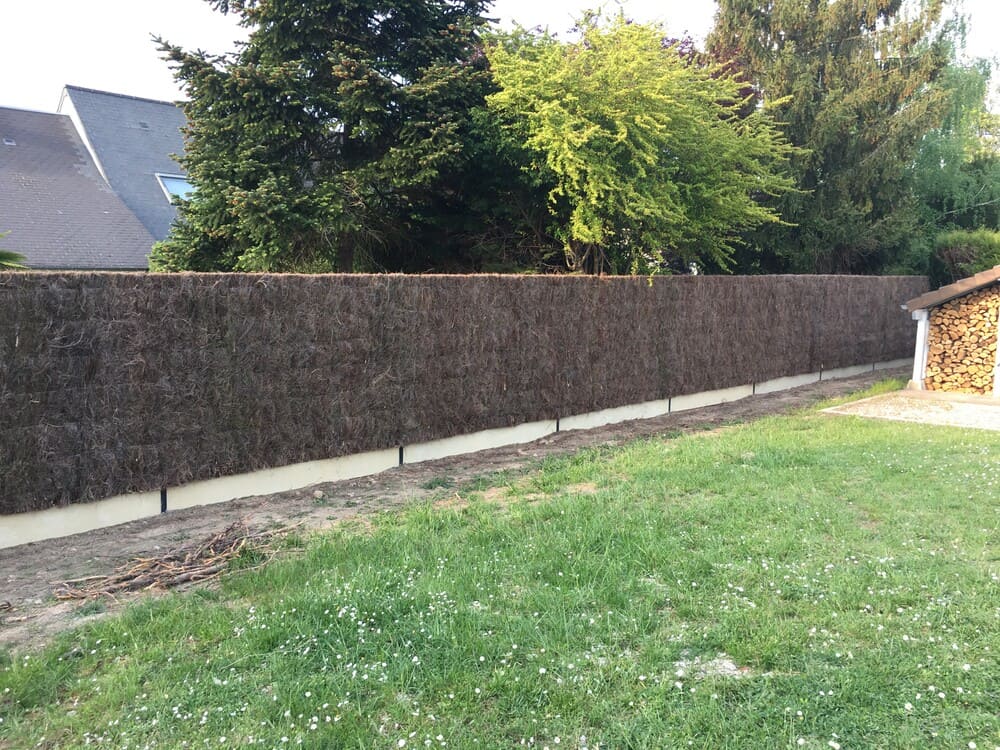 Photo de Panneaux rigides avec brande de bruyère côté intérieur Veigné