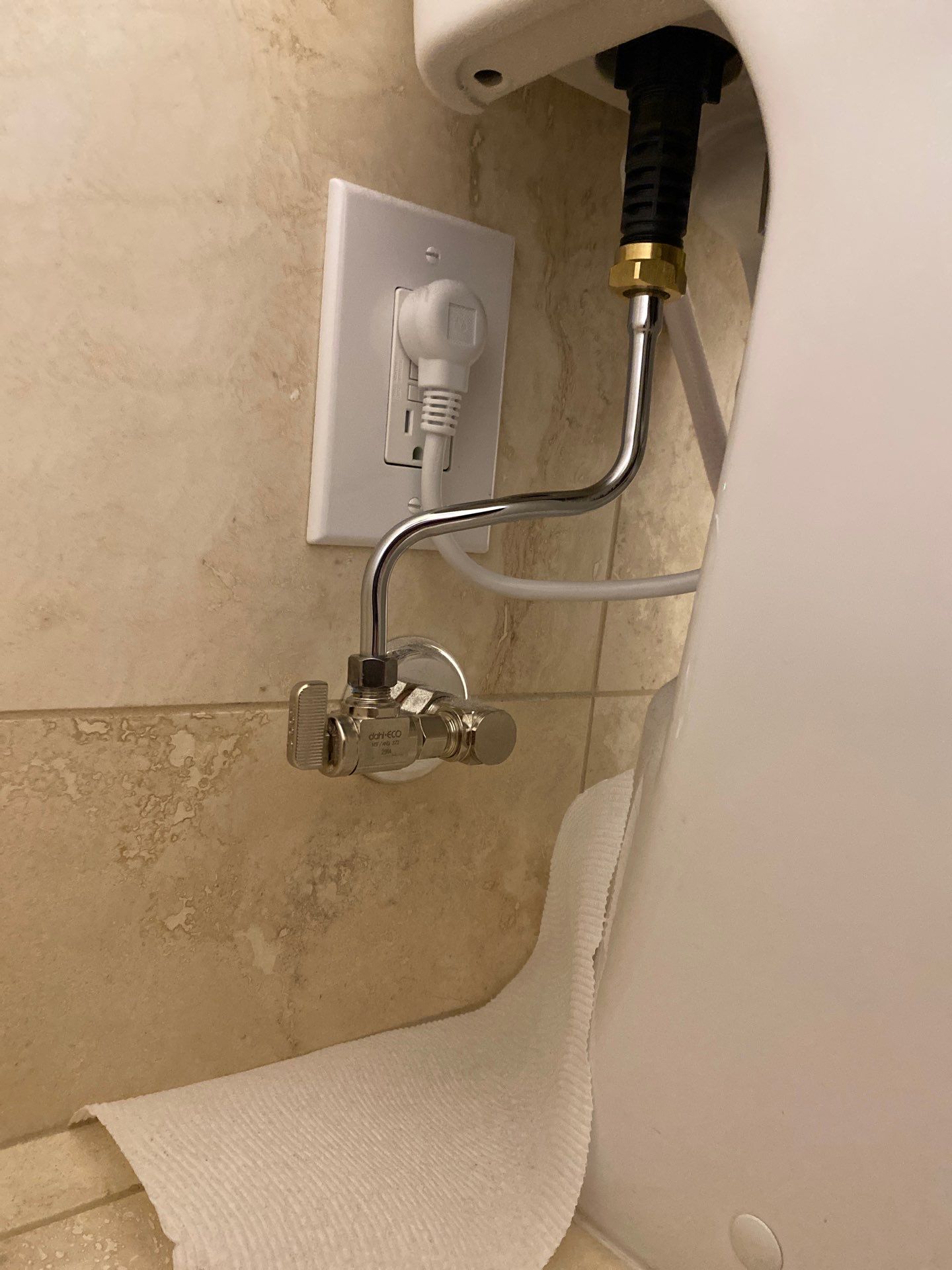 New Toilet Supply Lines