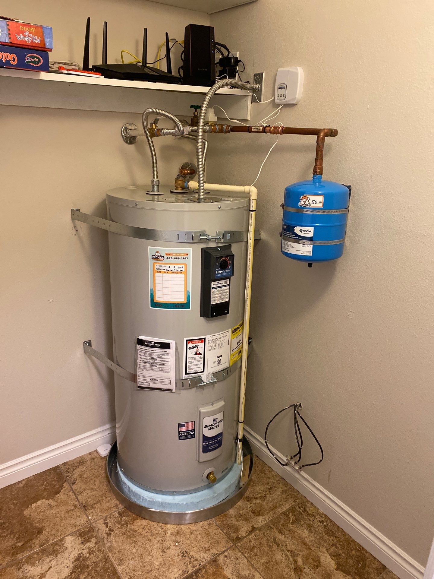 Electric Water Heater With FloodStop Valve