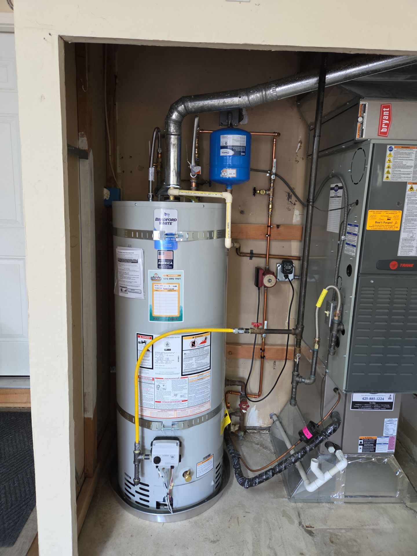 New Water Heater & Hot Water Recirc Repairs