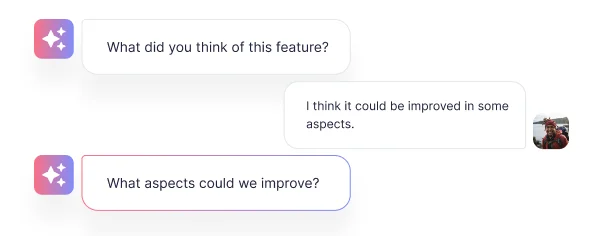AI-Moderated conversations