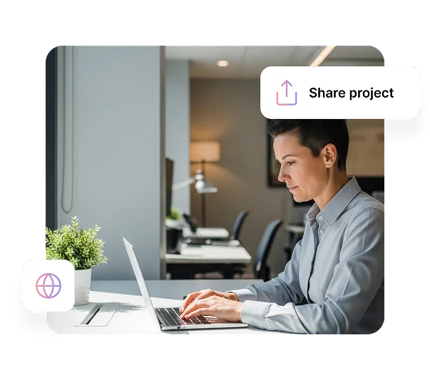 AI moderated, natural user conversations