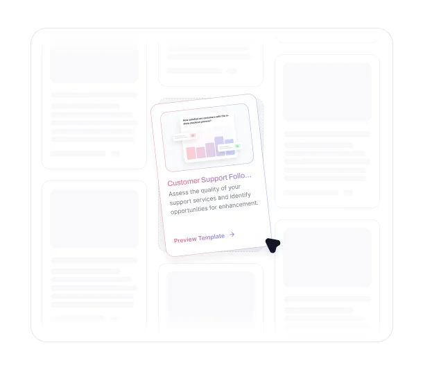 How the Survey Templates works