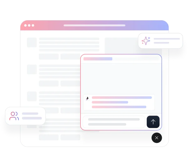 Collect feedback right where your users are
