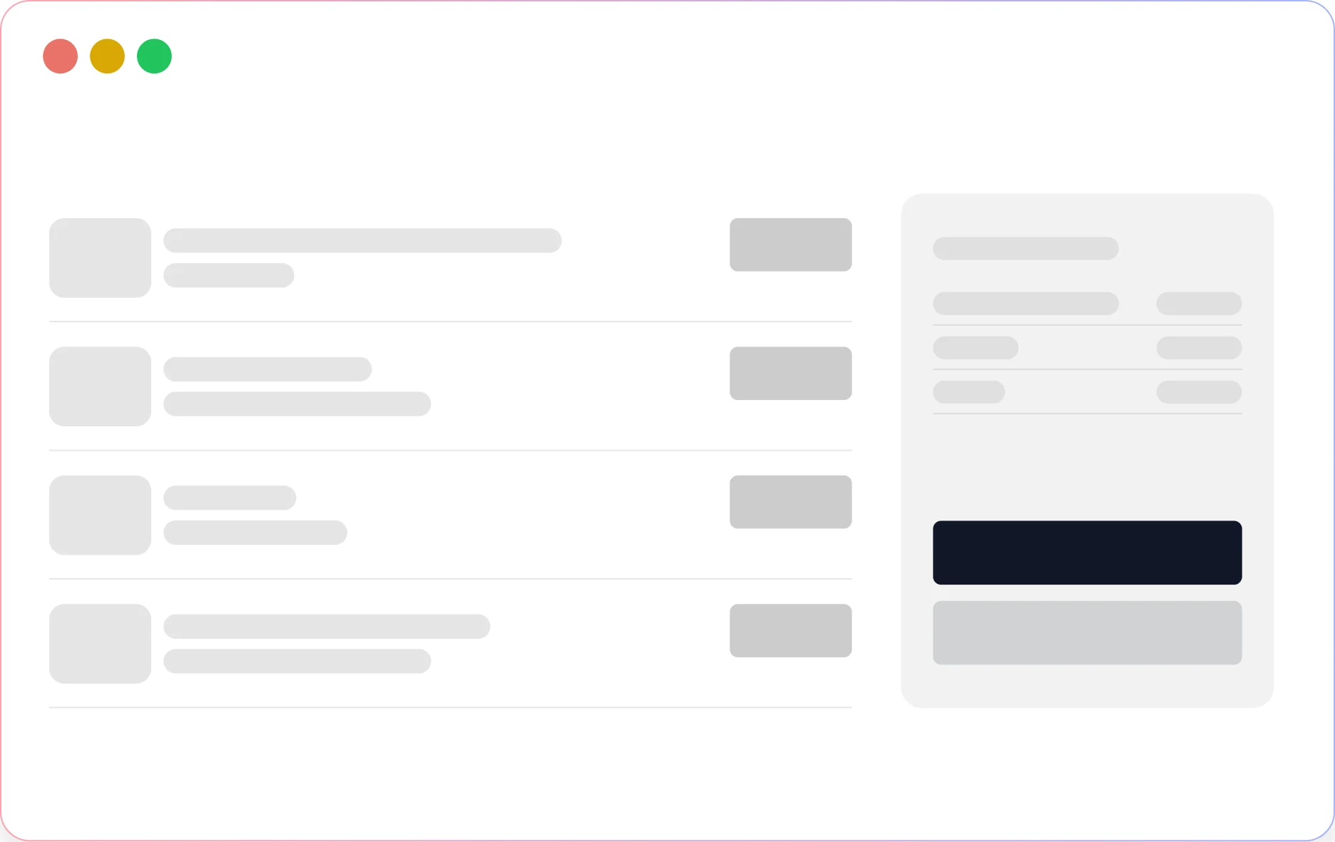 A synthetic tester browsing a checkout page.