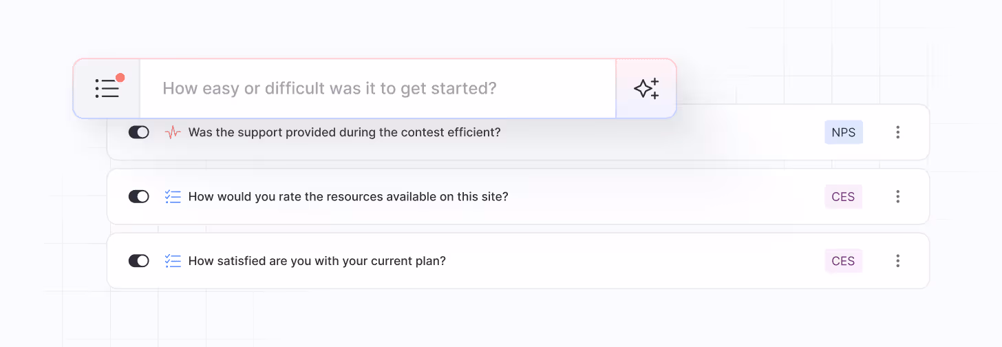 create effective surveys with TheySaid