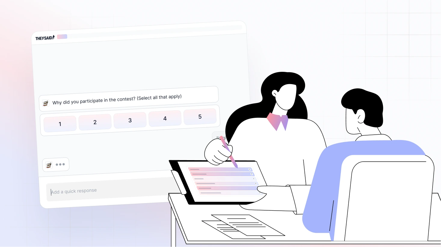 Take an Interview with TheySaid's AI