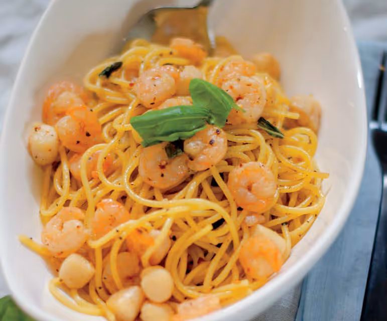 Shrimp Scallop Gluten Free Linguine