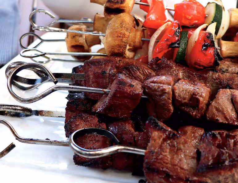 BBQ Steak Kabobs