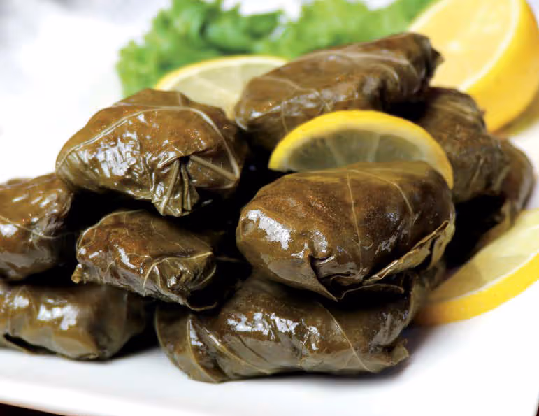 Lamb Stuffed Grape Leaves