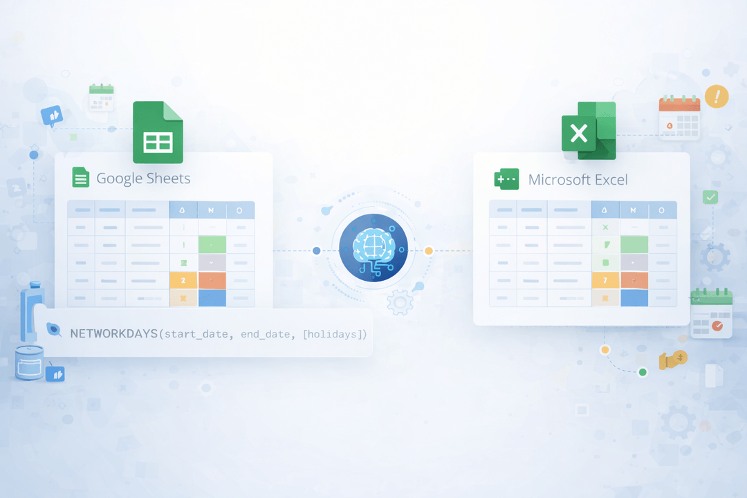 How to Use NETWORKDAYS in Google Sheets and Excel Guide
