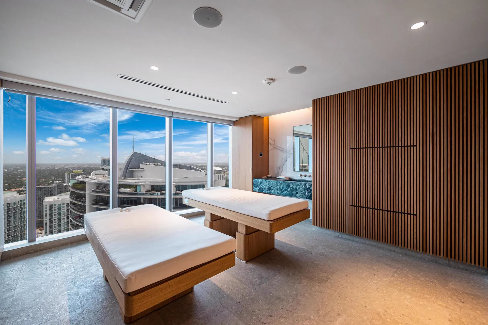 Full-service spa at Aston Martin Residences