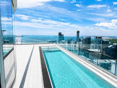 Rooftop pool and skyline thumbnail