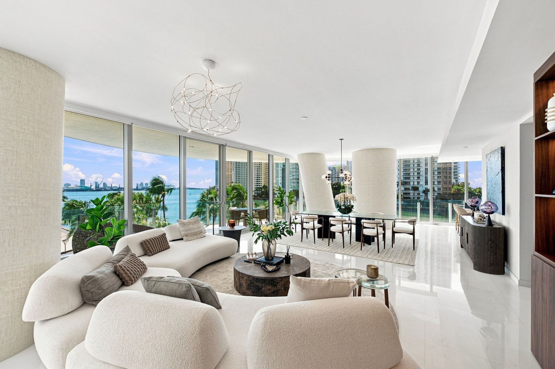Daytime view of Biscayne Bay from Residence 301