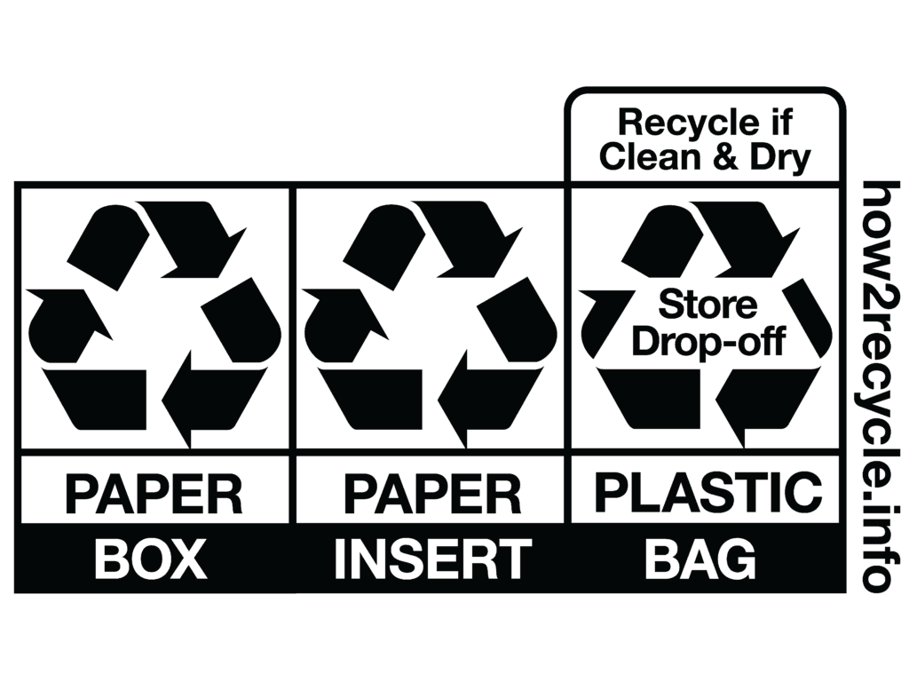 アメリカHow to Recycleのリサイクルラベル
