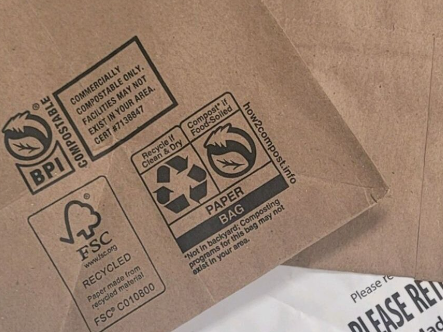 アメリカHow to Recycleのリサイクルラベルを使用したパッケージのイメージ