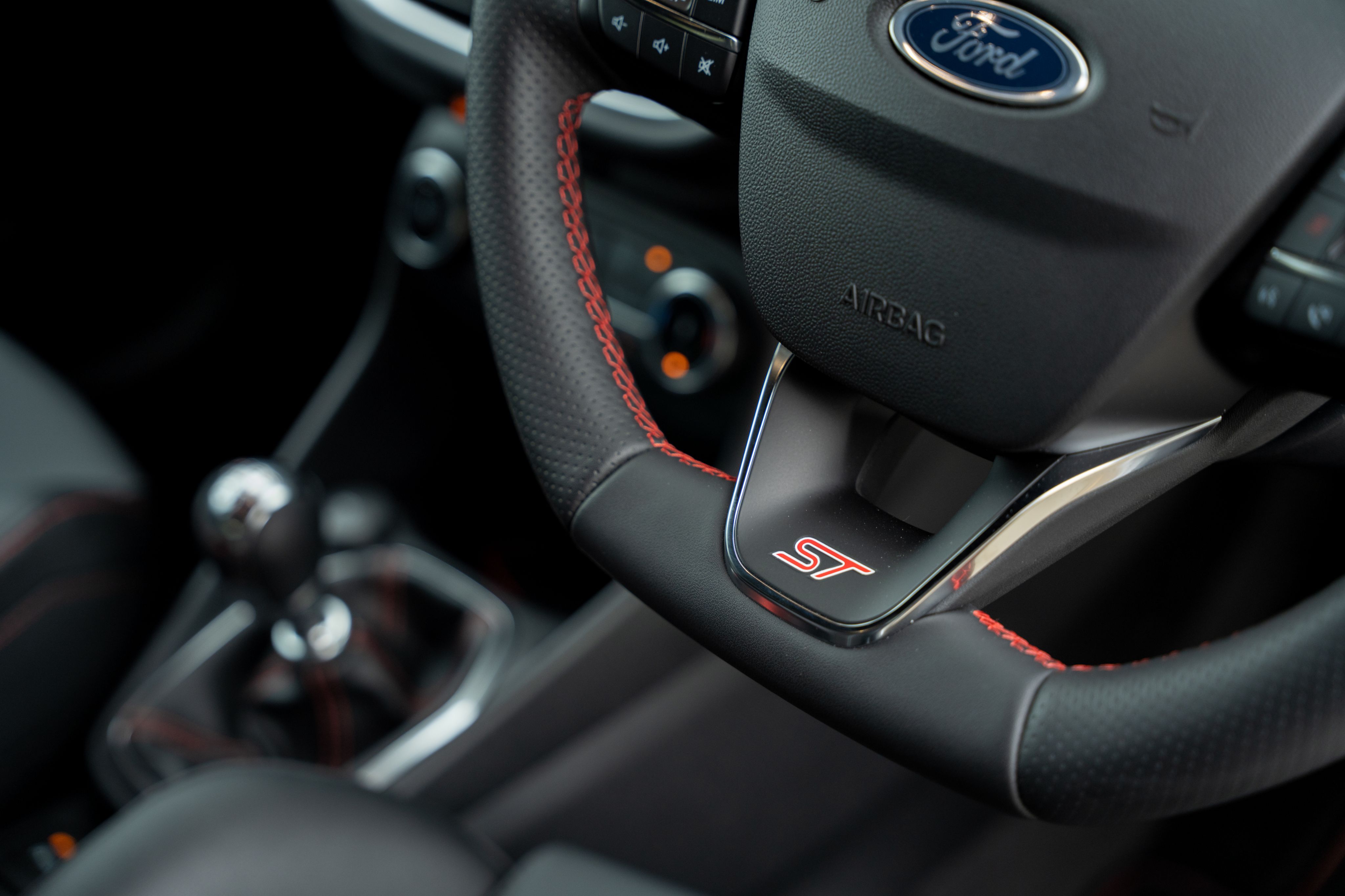 Ford Fiesta ST steering wheel