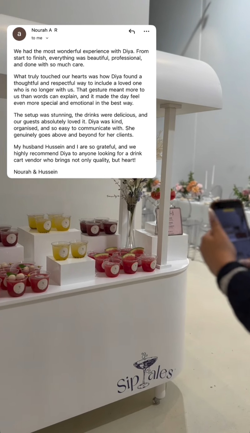 Wedding client review