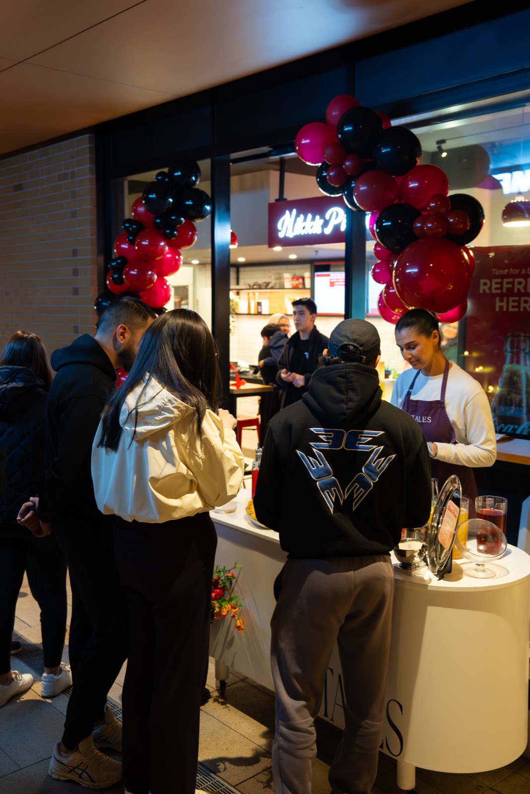 Nikki’s Pizza grand opening mocktail bar