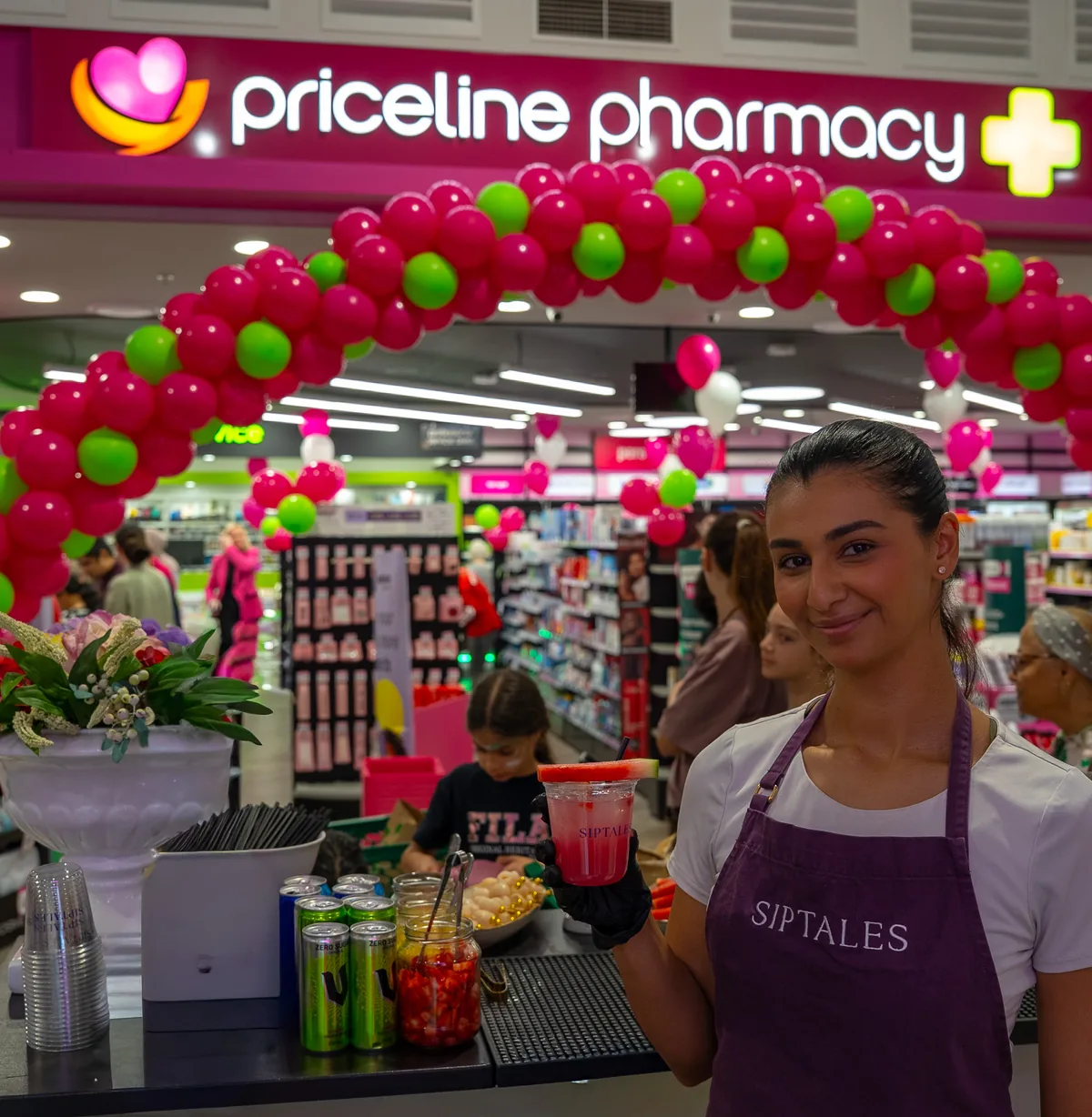 Priceline Pharmacy Pemulwuy grand opening mocktail bar