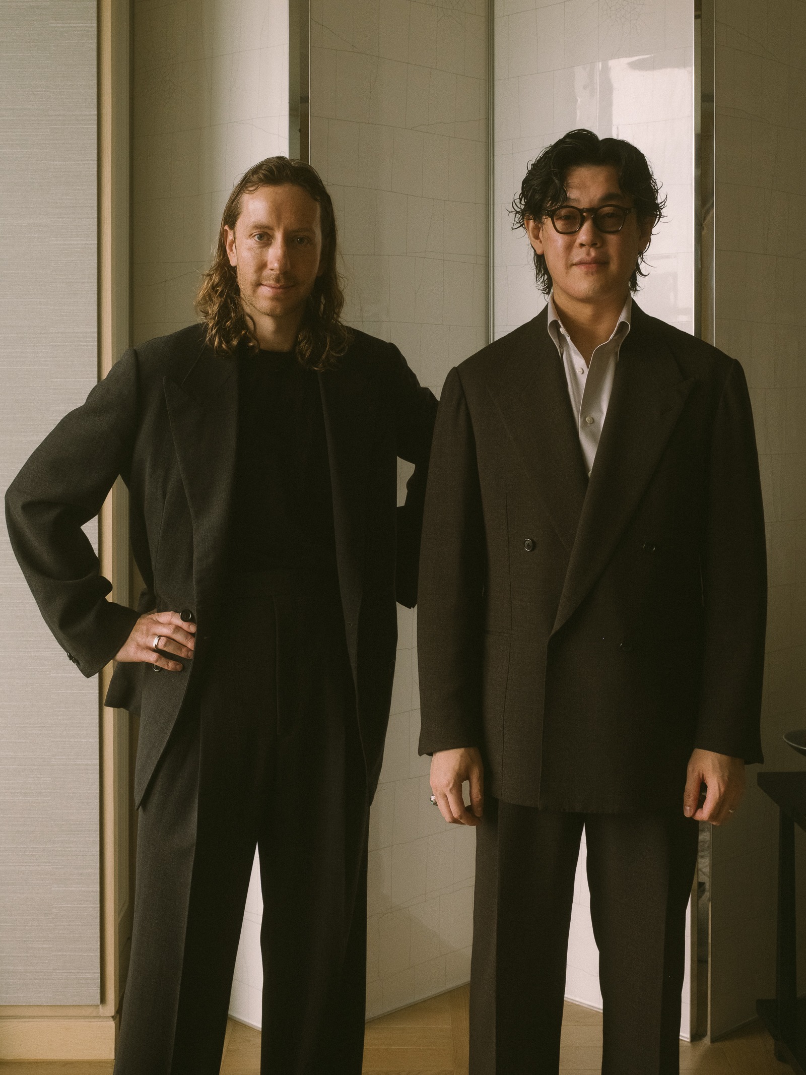 Grant and Nathan at the Mawson Óssa atelier, Surry Hills