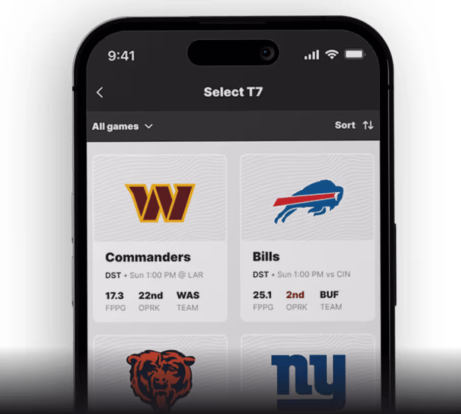 iPhone displaying Splash games