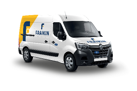 Fraikin bestelwagen voor full-service leasing van bedrijfswagens in Belgie