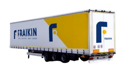 Fraikin oplegger voor operationele of financiele leasing in Belgie