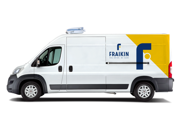 Fraikin bestelwagen met telematica voor real-time inzicht in uw vloot
