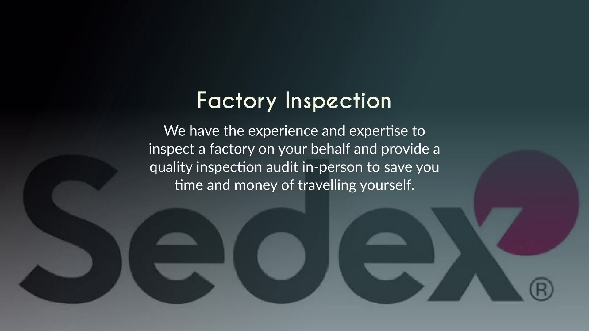 Factory Inspection