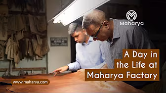 A day in life at Maharya factory — leather manufacturing
