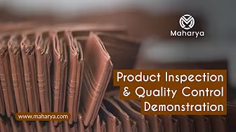Product Inspection and Quality Control at Maharya Factory — Maharya