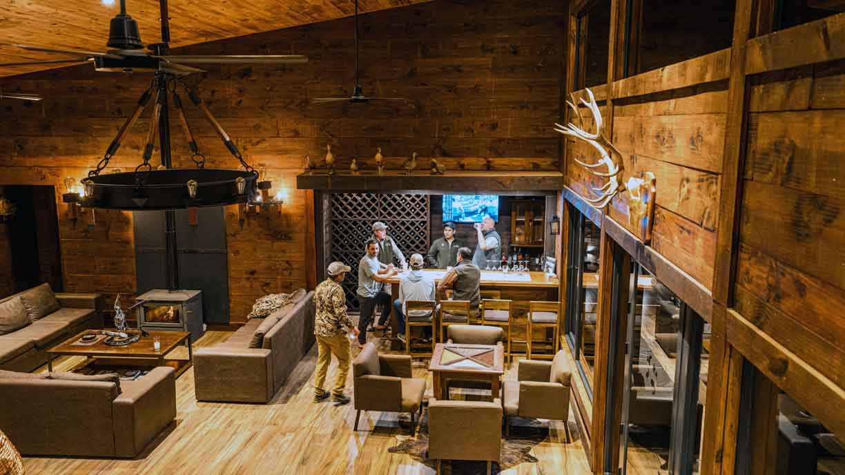 Interior of Rio Bravo Lodge