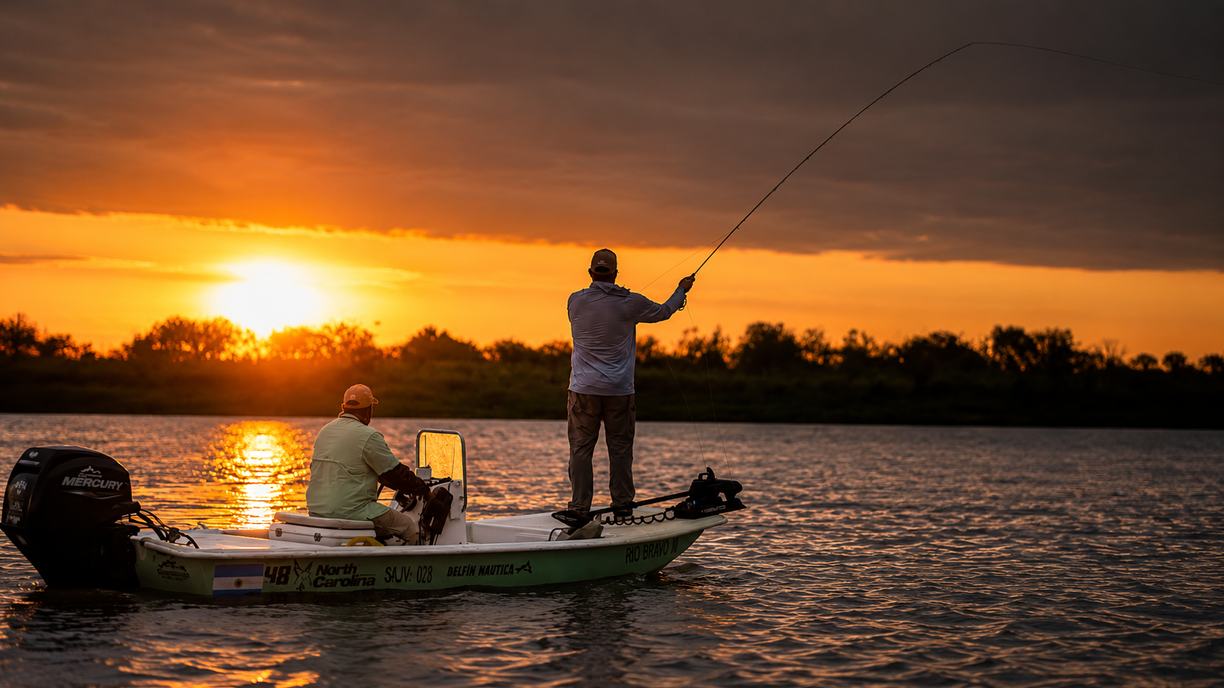 Sunset Fly Fishing Rio Bravo Lodge