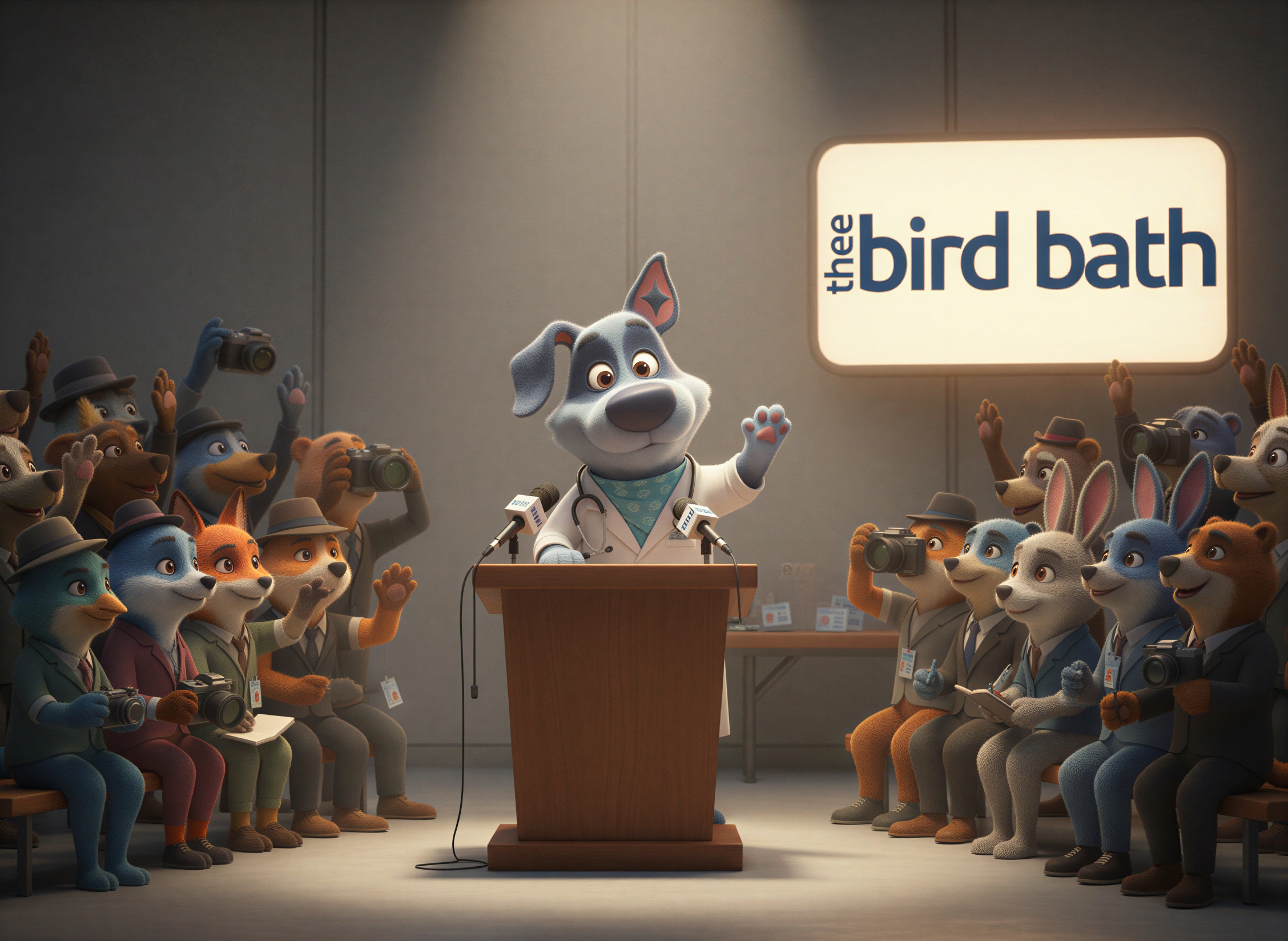 HappyDoc Partner Bird Bath Thought Leader in Vet Industry