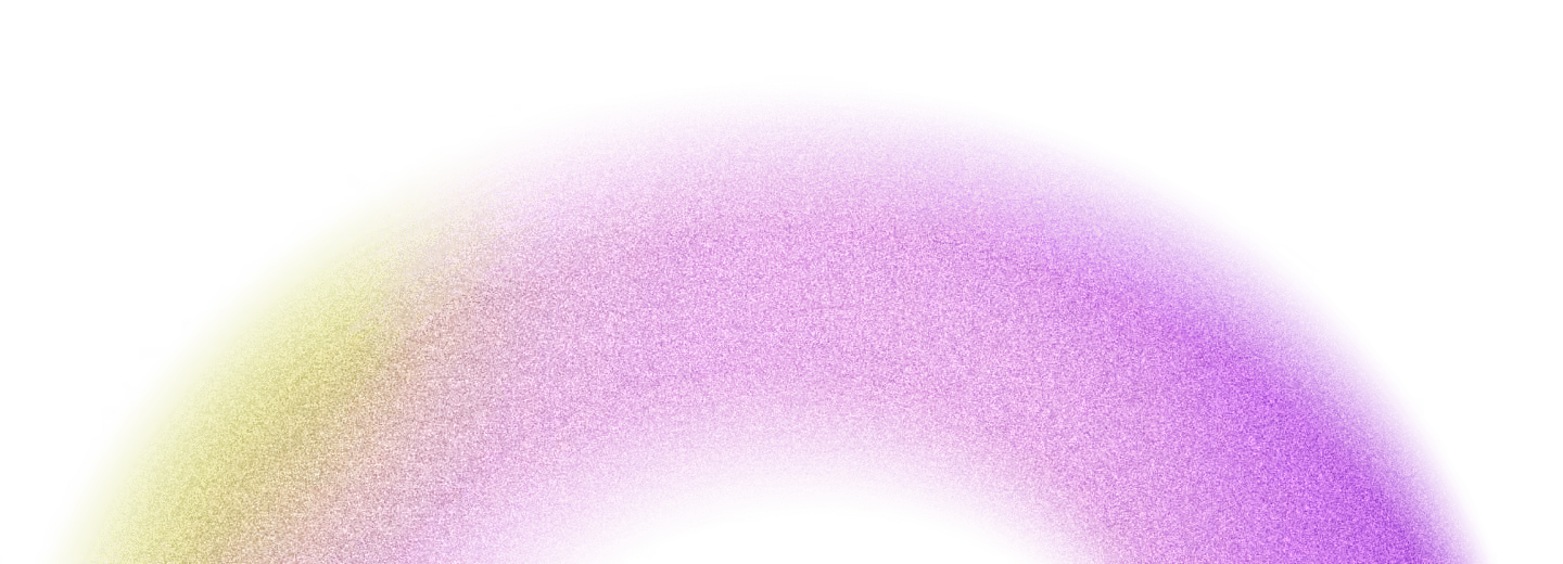 A purple halfmoon with a lime accent color