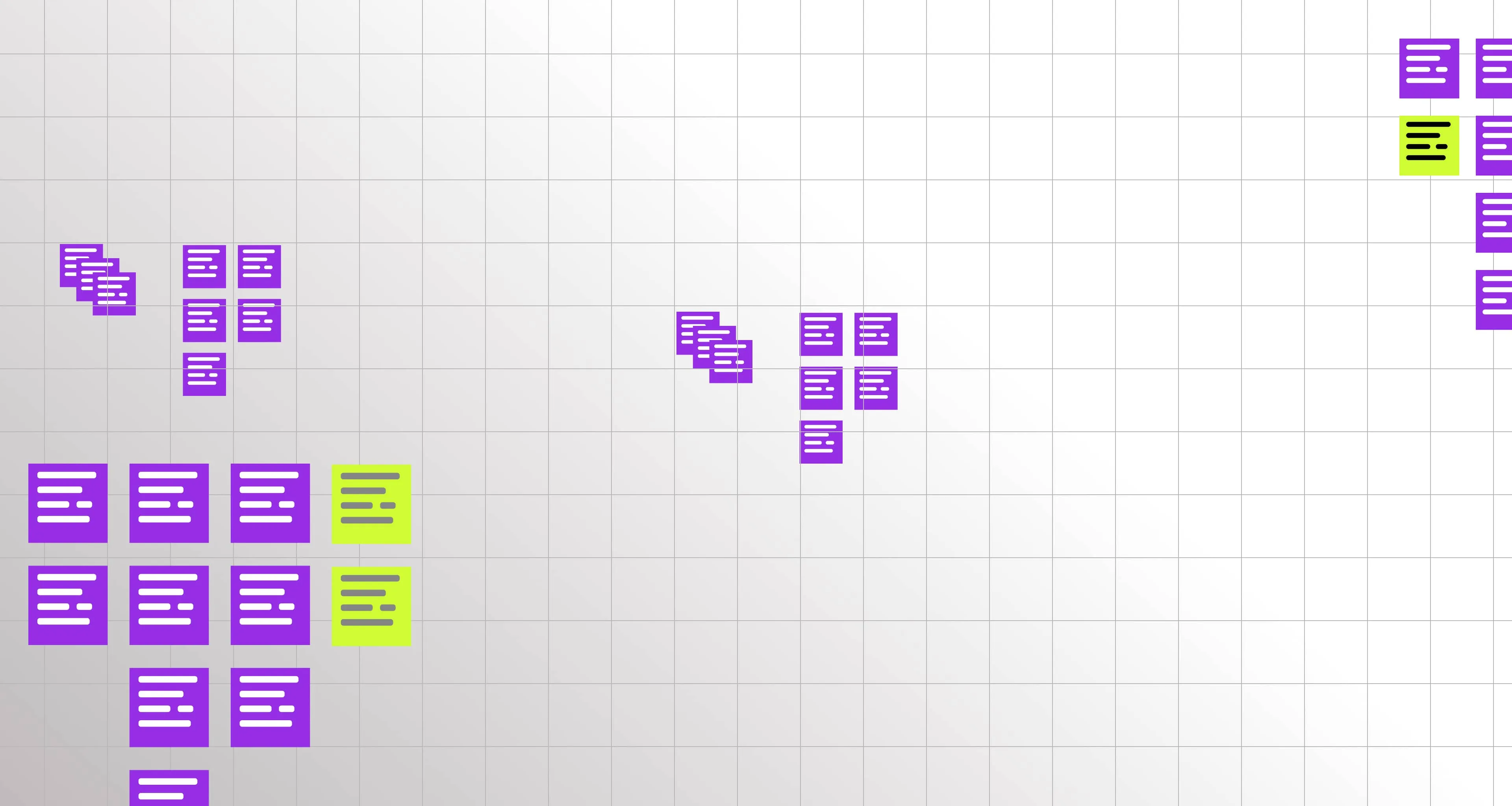 The image features collaborative tools and sticky notes outlining product vision and research findings. The workshop highlights the importance of user research services and product discovery services to define key features for software product development. 